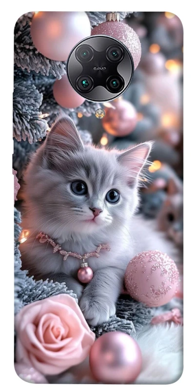 Чохол на Xiaomi Redmi K30 Pro / Poco F2 Pro Christmas Kitty фото 1 з 1