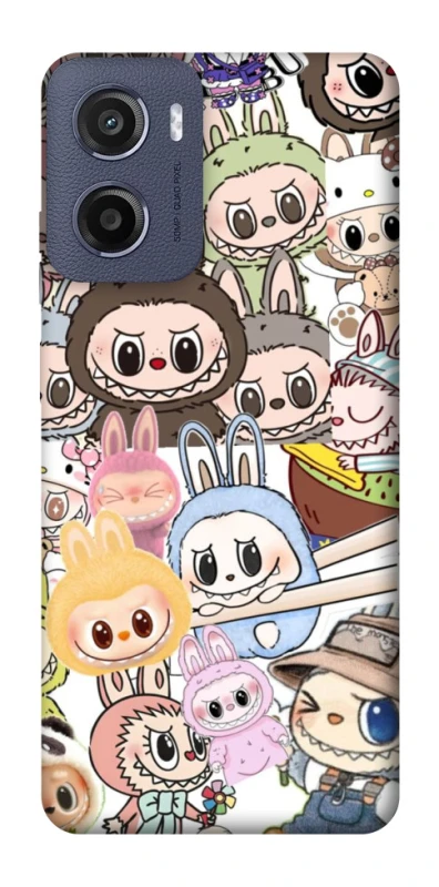 Чохол на Motorola Moto E15 All Labubus фото 1 з 1