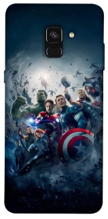 Чехол на Samsung A530 Galaxy A8 (2018) Marvel heroes фото 1 из 1