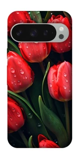 Чохол на Google Pixel 10 Pro XL Червоні тюльпани фото 1 Чохол на Google Pixel 10 Pro XL Червоні тюльпани фото 1 з 1