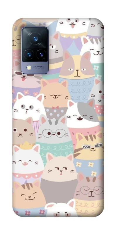Чохол на Vivo V21 Funny Kittens ver.2 фото 1 з 1