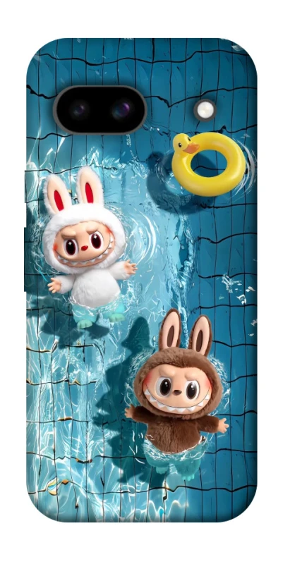 Чохол на Google Pixel 8a Labubu in the pool фото 1 з 1