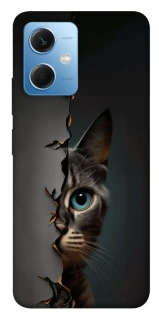 Чехол на Xiaomi Poco X5 5G Кот-подглядыватель v2 фото 1 из 1