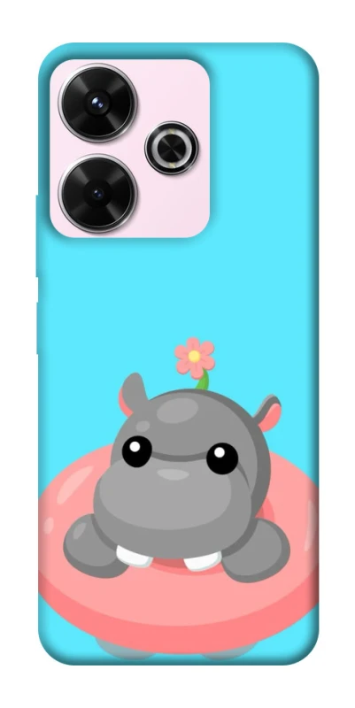 Чохол на Xiaomi Poco M6 4G Adopt Me Hippo Floatie фото 1 з 1