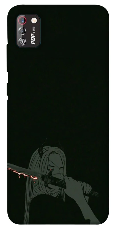 Чохол на TECNO POP 4 Pro Людина-бензопила фото 1 з 1