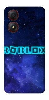 Чохол на ZTE Blade A34 4G Roblox Space Logo Blue фото 1 з 1