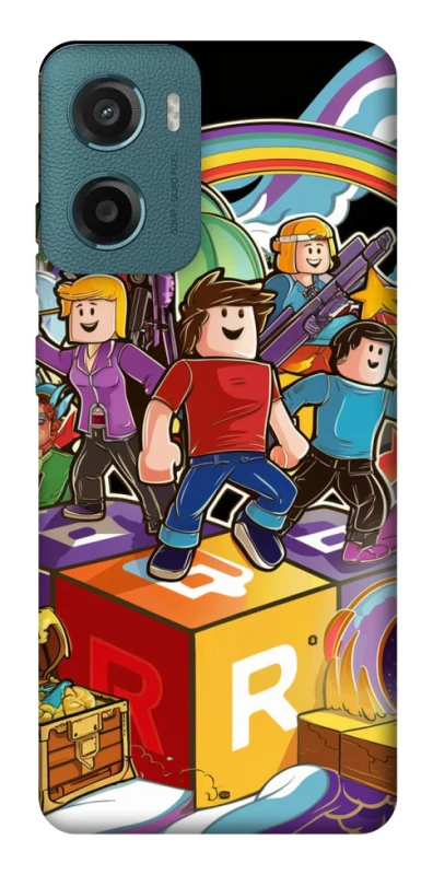 Чехол на Motorola Moto G06 Roblox family фото 1 из 1