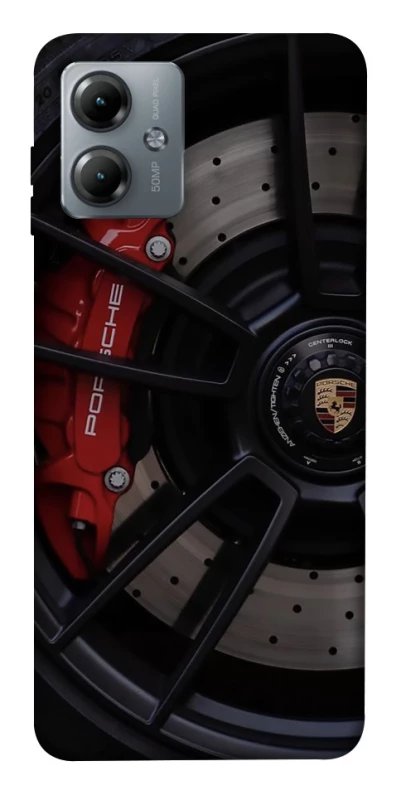 Чехол на Motorola Moto G14 Wheal porsche фото 1 из 1