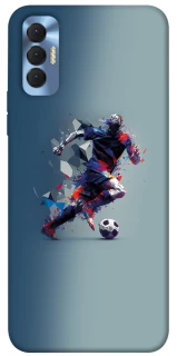 Чехол на TECNO Spark 8P Футболист фото 1 из 1