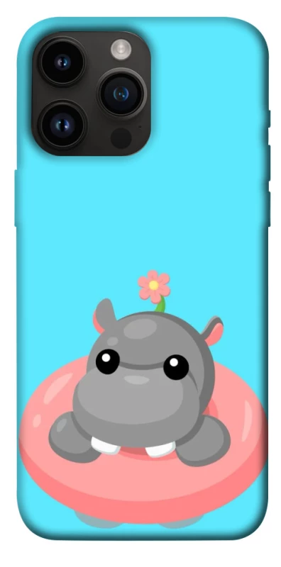 Чехол на Apple iPhone 14 Pro Max (6.7") Adopt Me Hippo Floatie фото 1 из 1