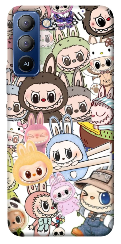 Чехол на TECNO Pop 5 LTE All Labubus фото 1 из 1