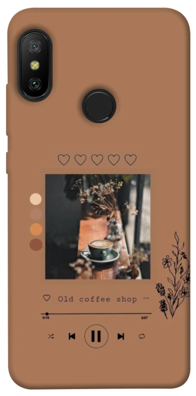 Чохол на Xiaomi Mi A2 Lite / Xiaomi Redmi 6 Pro Coffee player фото 1 з 1