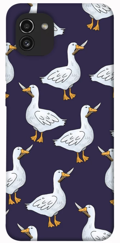 Чохол на Samsung Galaxy A03 Гуси з претензією фото 1 з 1