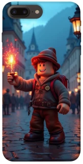 Чохол на Apple iPhone 7 plus / 8 plus Roblox Fire Logo Blue Flames фото 1 з 1