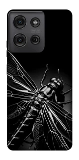 Чехол на Motorola Moto G75 Black dragonfly фото 1 из 1