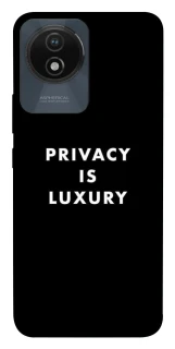 Чохол на Vivo Y02 Privacy is luxury фото 1 з 1