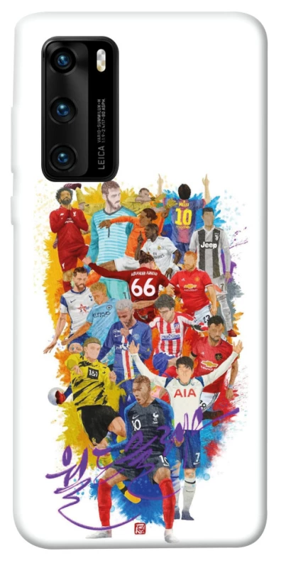 Чохол на Huawei P40 Football Abstract v2 фото 1 з 1