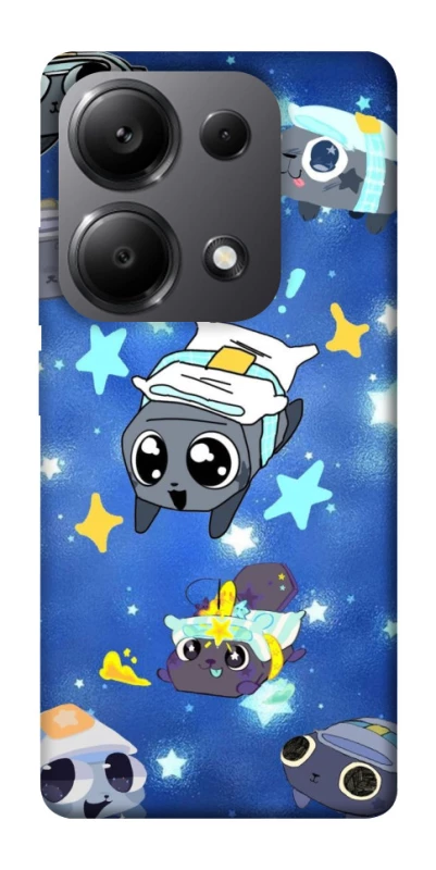 Чехол на Xiaomi Redmi Note 13 Pro 5G Pebble kitten stars фото 1 из 1