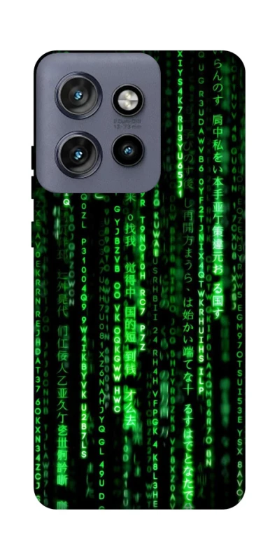 Чехол на Motorola Edge 50 Neo Matrix Code фото 1 Чехол на Motorola Edge 50 Neo Matrix Code фото 1 из 1