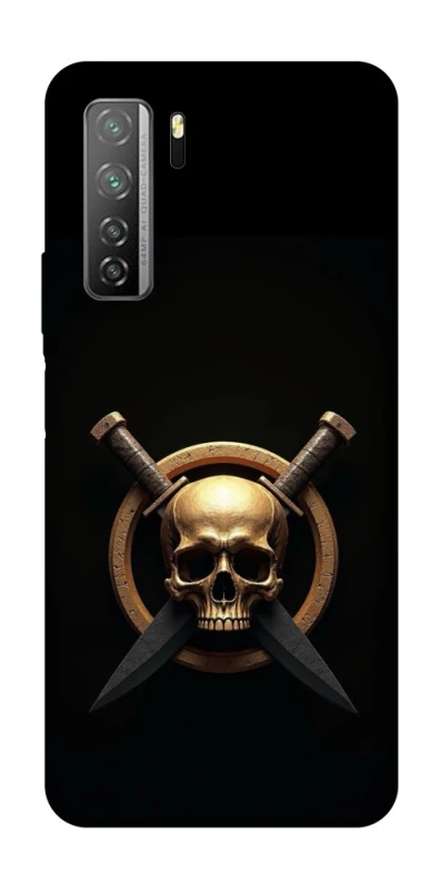 Чохол на Huawei Nova 7 SE Golden Skull фото 1 з 1