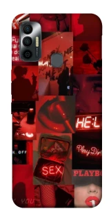 Чехол на TECNO Spark 7 Love collage ver.3 фото 1 из 1