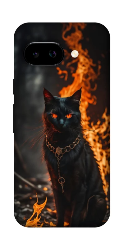 Чохол на Google Pixel 9a Вогняний кіт фото 1 з 1