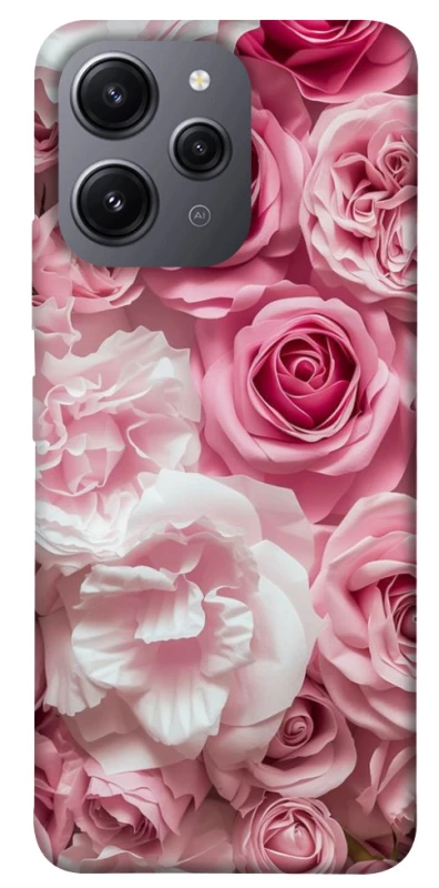 Чехол на Xiaomi Redmi 12 Розовые цветы фото 1 из 1