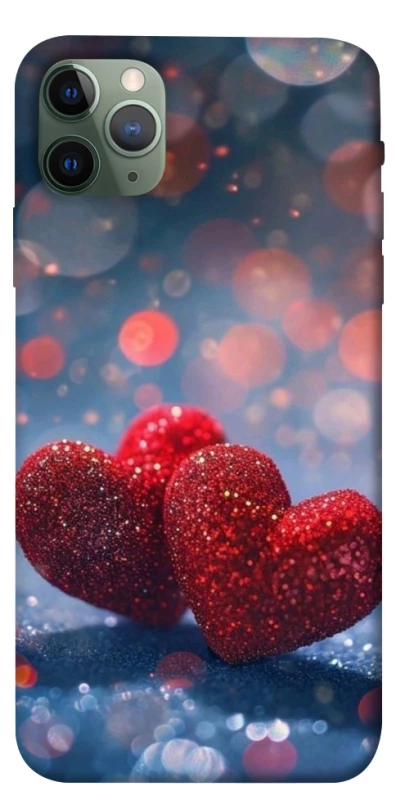 Чехол на Apple iPhone 11 Pro Max (6.5") Red hearts фото 1 из 1