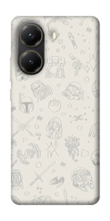 Чохол на Xiaomi Poco X7 Pro Star Wars background ver.1 фото 1 з 1