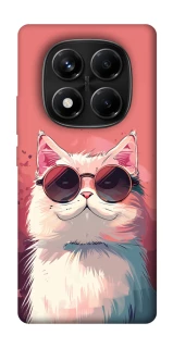 Чохол на Xiaomi Redmi Note 14 Pro 4G Сat with glasses фото 1 з 1