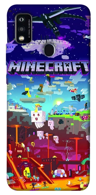 Чохол на ZTE Blade A51 Minecraft world фото 1 з 1
