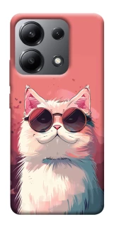 Чохол на Xiaomi Redmi Note 13 4G Сat with glasses фото 1 з 1