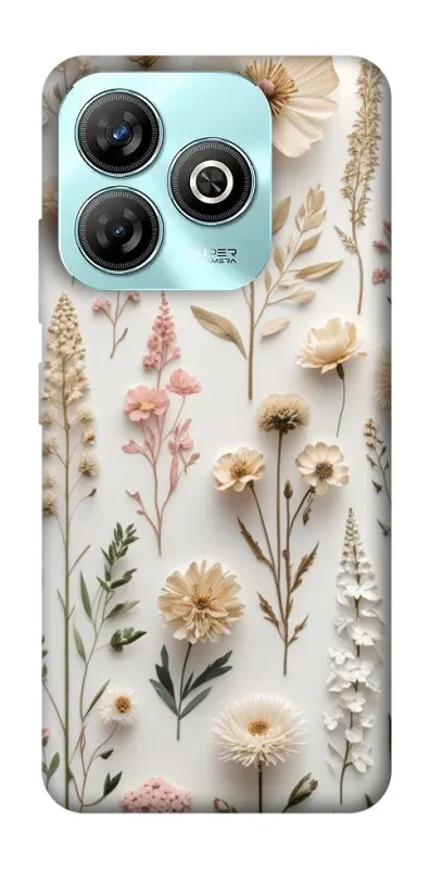 Чехол на ZTE Blade A75 4G Floral design ver.1 фото 1 из 1