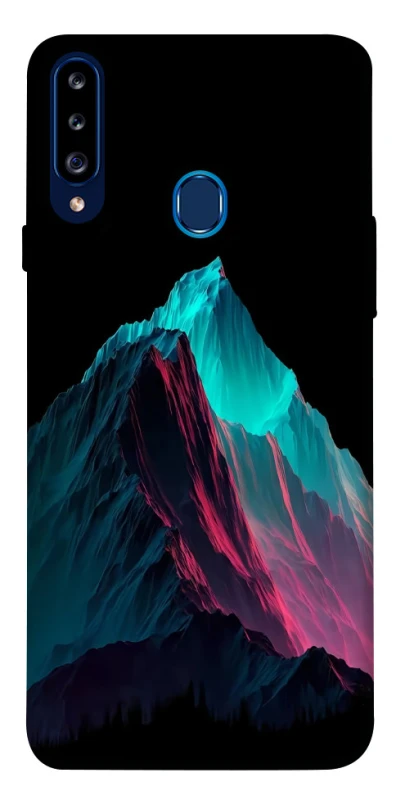 Чехол на Samsung Galaxy A20s Neon mountains фото 1 из 1