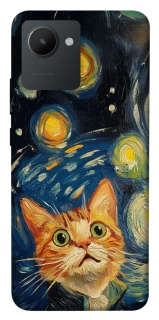 Чохол на Realme C30 paint cat фото 1 з 1