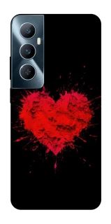 Чехол на Realme C65 4G Splash heart фото 1 из 1