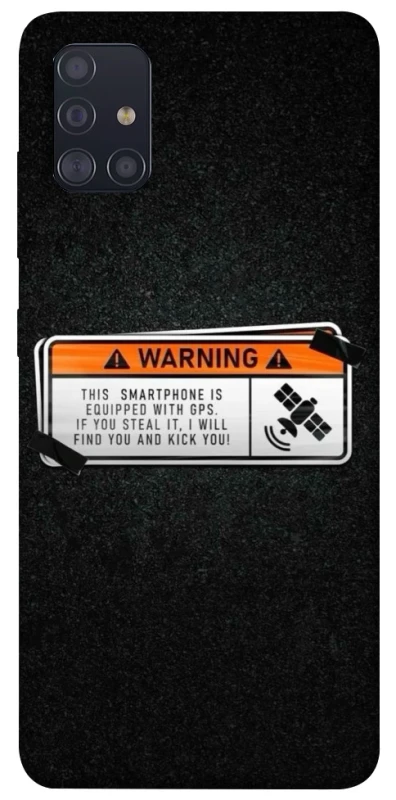 Чохол на Samsung Galaxy A51 Warning фото 1 з 1