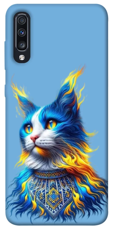 Чохол на Samsung Galaxy A70 (A705F) Кіт патріот фото 1 з 1