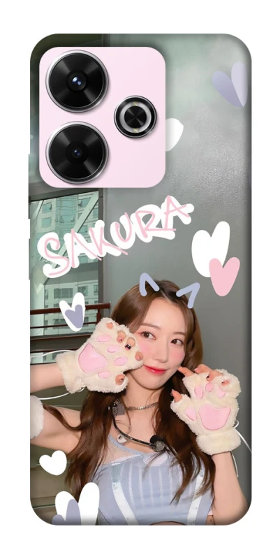 Чохол на Xiaomi Poco M6 4G Sakura - LE SSERAFIM фото 1 з 1