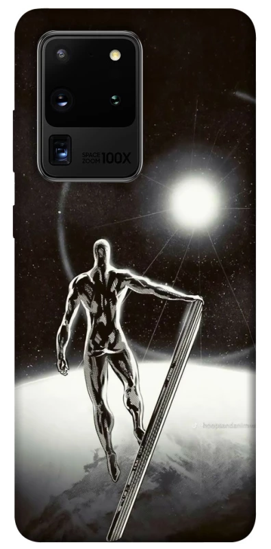 Чехол на Samsung Galaxy S20 Ultra Серебряный сёрфер фото 1 из 1
