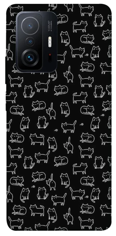 Чохол на Xiaomi 11T / 11T Pro Black Cats фото 1 Чохол на Xiaomi 11T / 11T Pro Black Cats фото 1 з 1