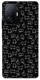 Чохол на Xiaomi 11T / 11T Pro Black Cats фото 1 Чохол на Xiaomi 11T / 11T Pro Black Cats фото 1 з 1