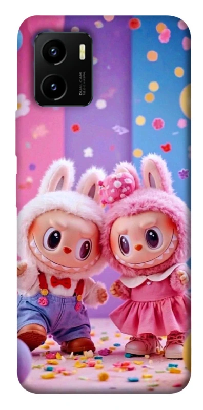Чохол на Vivo Y15s Labubu twins ver.3 фото 1 з 1