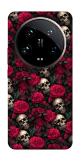 Чехол на Xiaomi 14 Ultra Черепа и розы фото 1 из 1