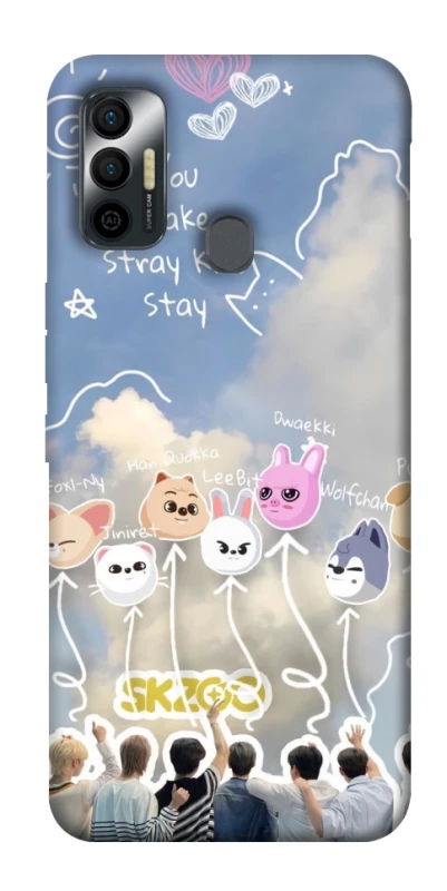 Чехол на TECNO Spark 7 Stray Kids Full Force фото 1 из 1