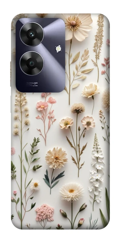 Чехол на Realme Note 60 Floral design ver.1 фото 1 из 1