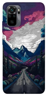 Чехол на Xiaomi Redmi Note 10 / Note 10s Нарисованные горы фото 1 из 1