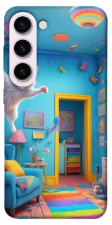 Чохол на Samsung Galaxy S23+ crazy cat фото 1 з 1