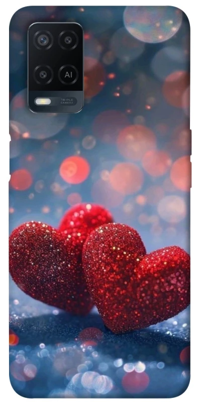 Чохол на Oppo A54 4G Red hearts фото 1 з 1