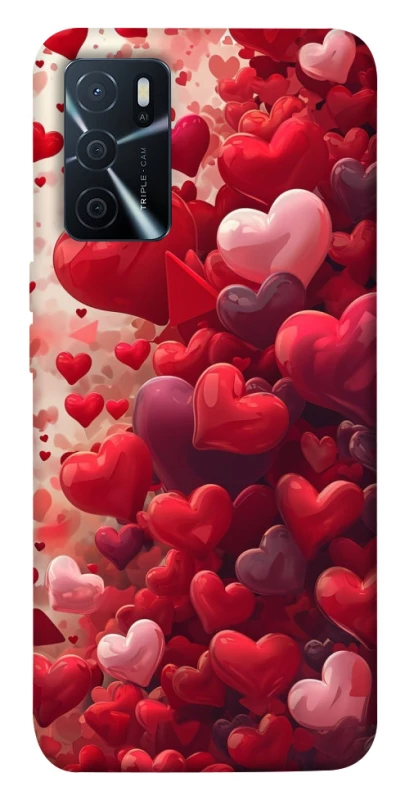 Чехол на Oppo A16s / A16 Many hearts фото 1 из 1